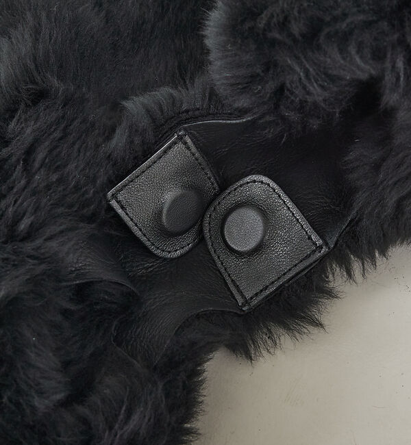 The Store by C' 「【CARUS】GOLD RING FUR BAG／ゴールドリングファーバッグ」|ハンドバッグ|