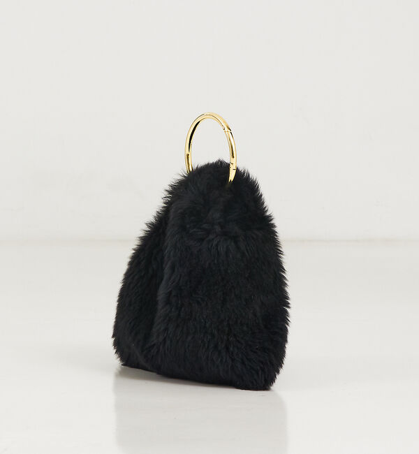 The Store by C' 「【CARUS】GOLD RING FUR BAG／ゴールドリングファーバッグ」|ハンドバッグ|