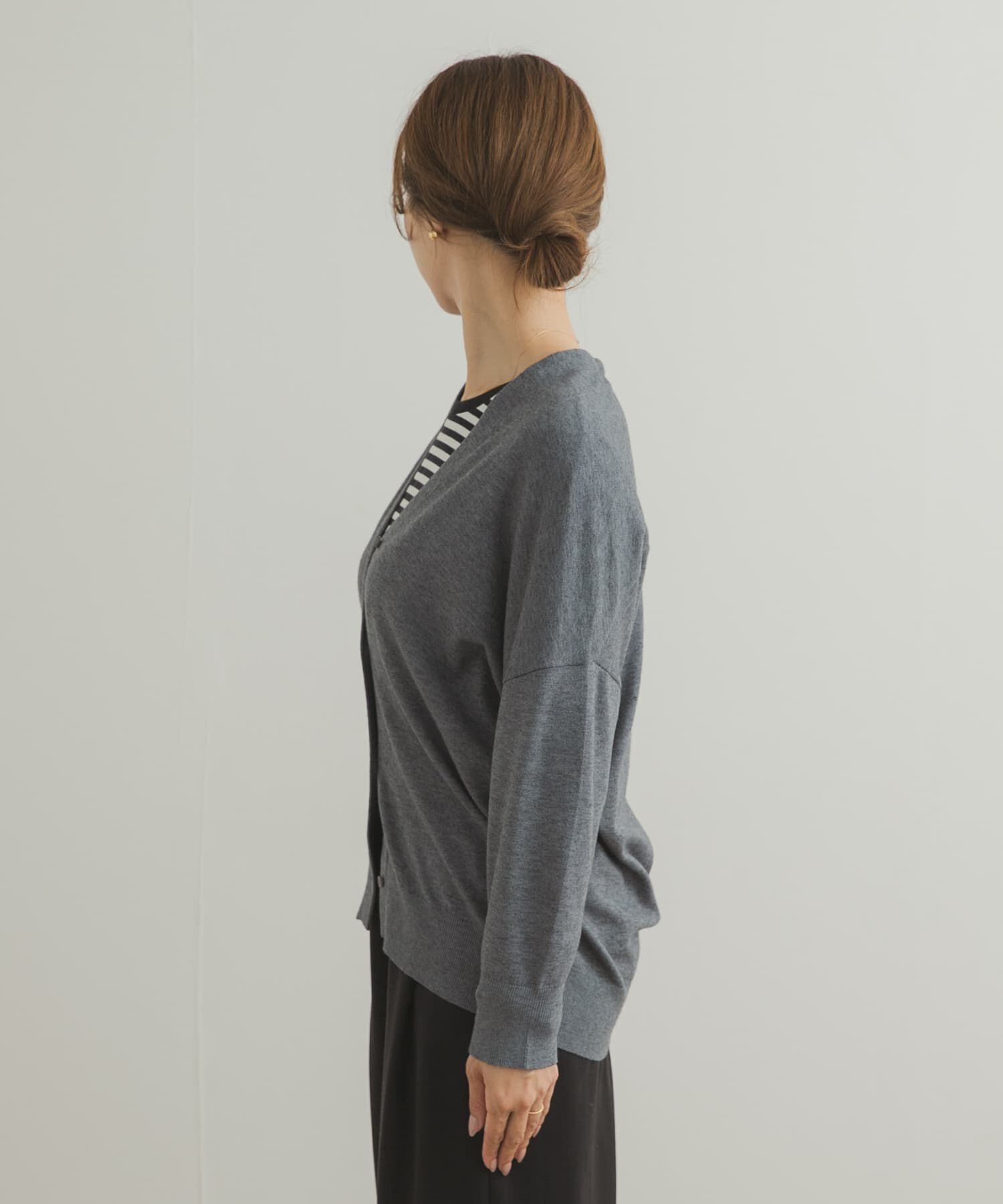 URBAN RESEARCH DOORS「Vネックソフトニットカーディガン」|ニット・セーター|