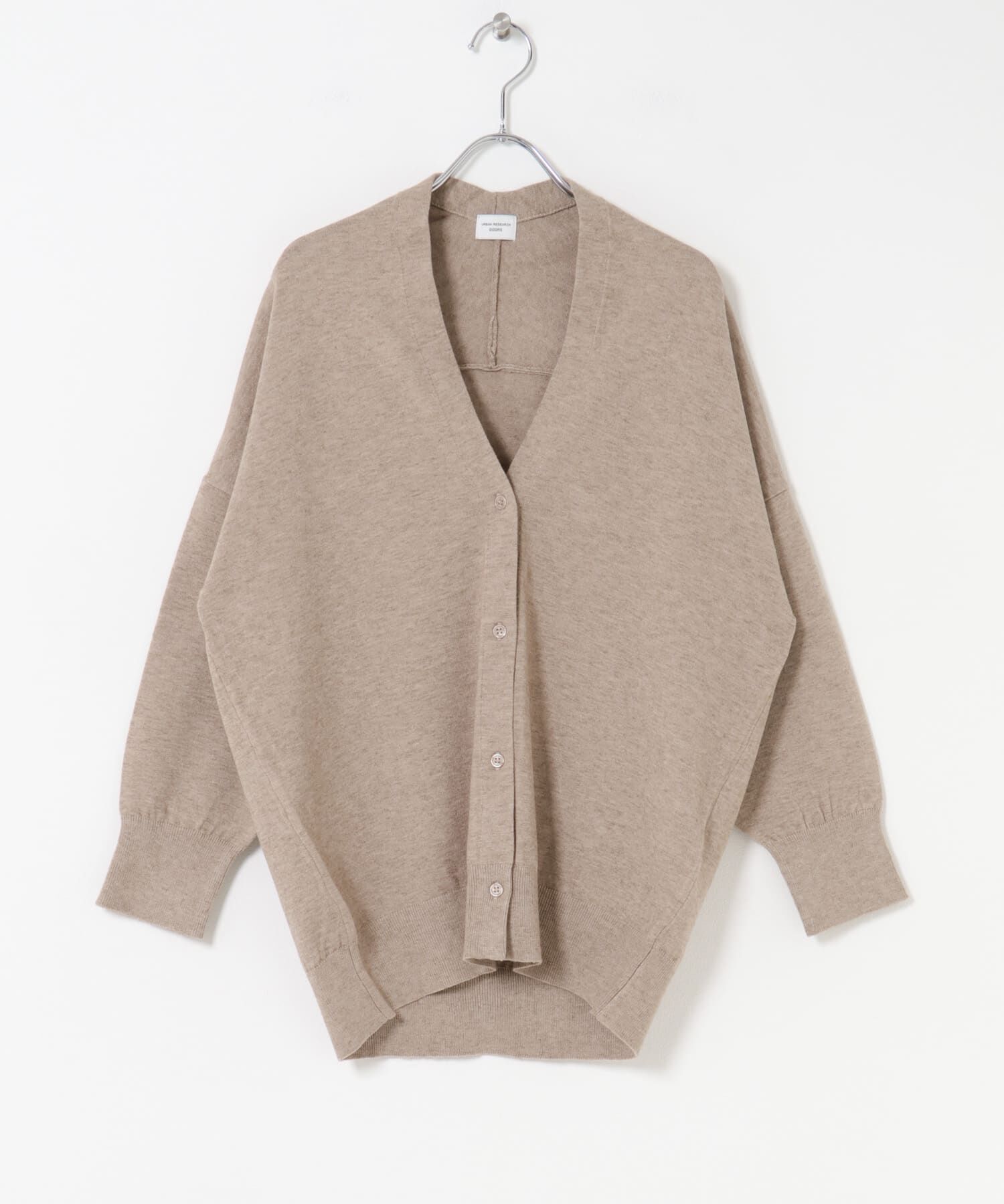 URBAN RESEARCH DOORS「Vネックソフトニットカーディガン」|ニット・セーター|