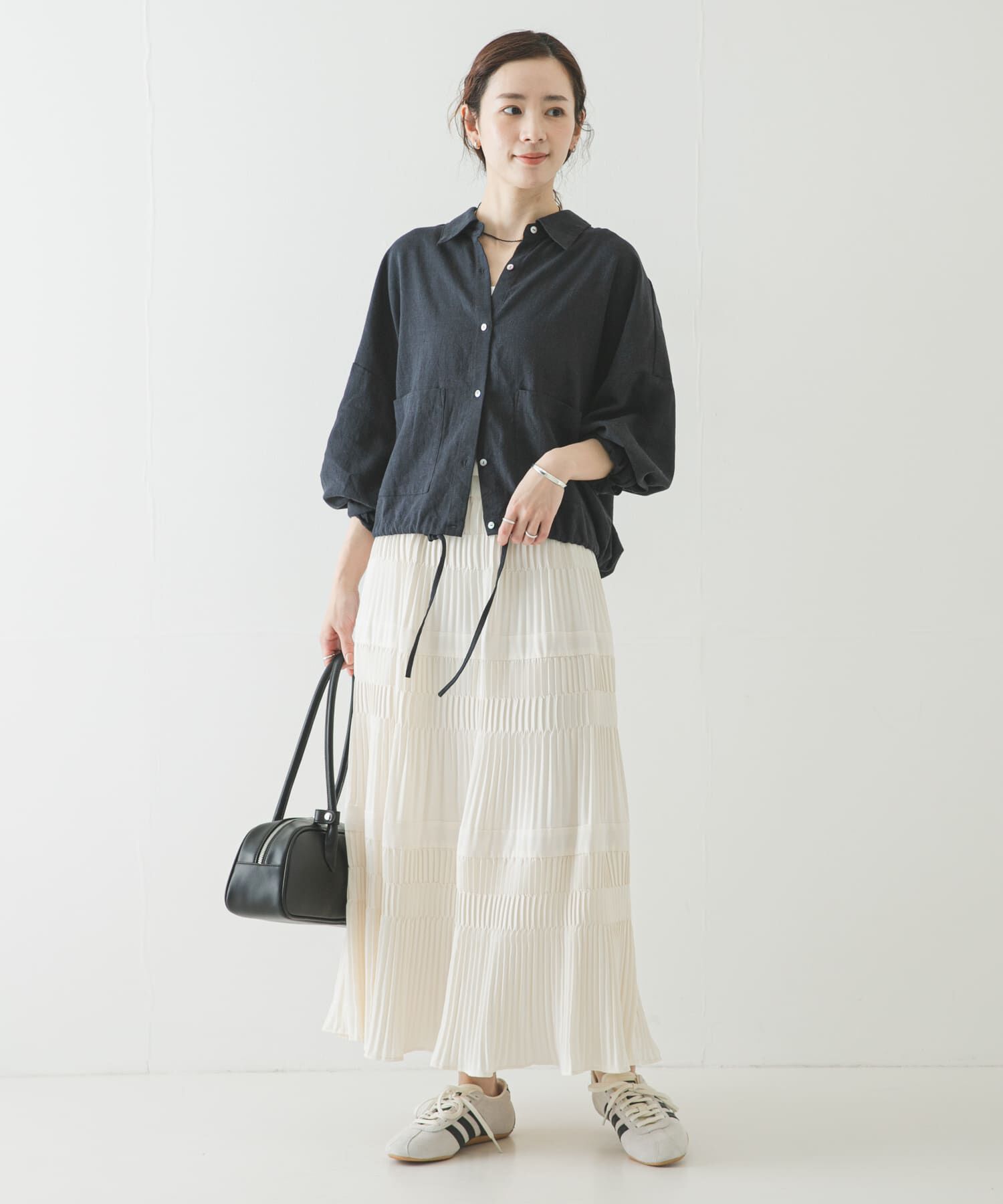 URBAN RESEARCH「プリーツティアードスカート」|スカート|