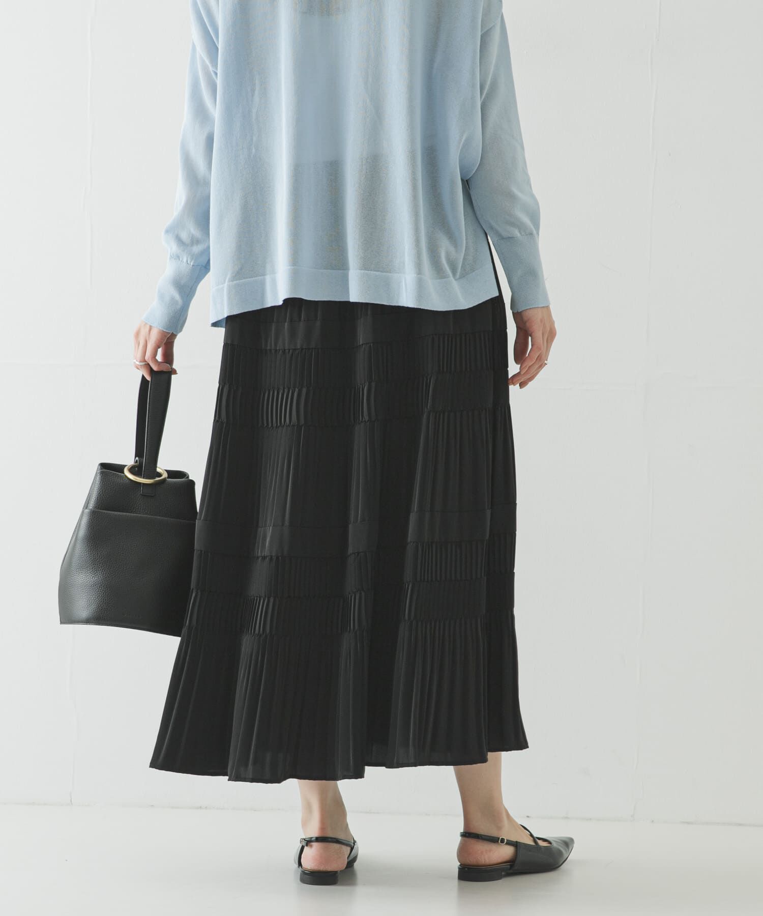 URBAN RESEARCH「プリーツティアードスカート」|スカート|