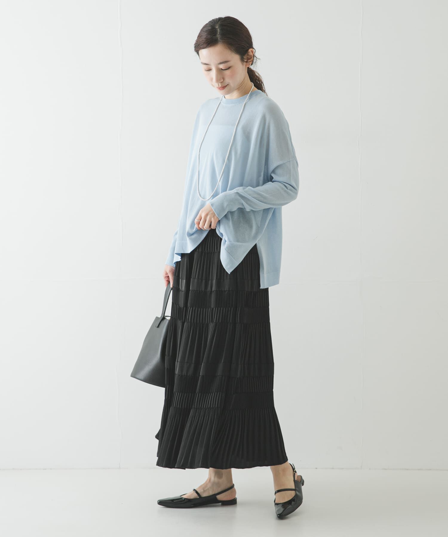 URBAN RESEARCH「プリーツティアードスカート」|スカート|
