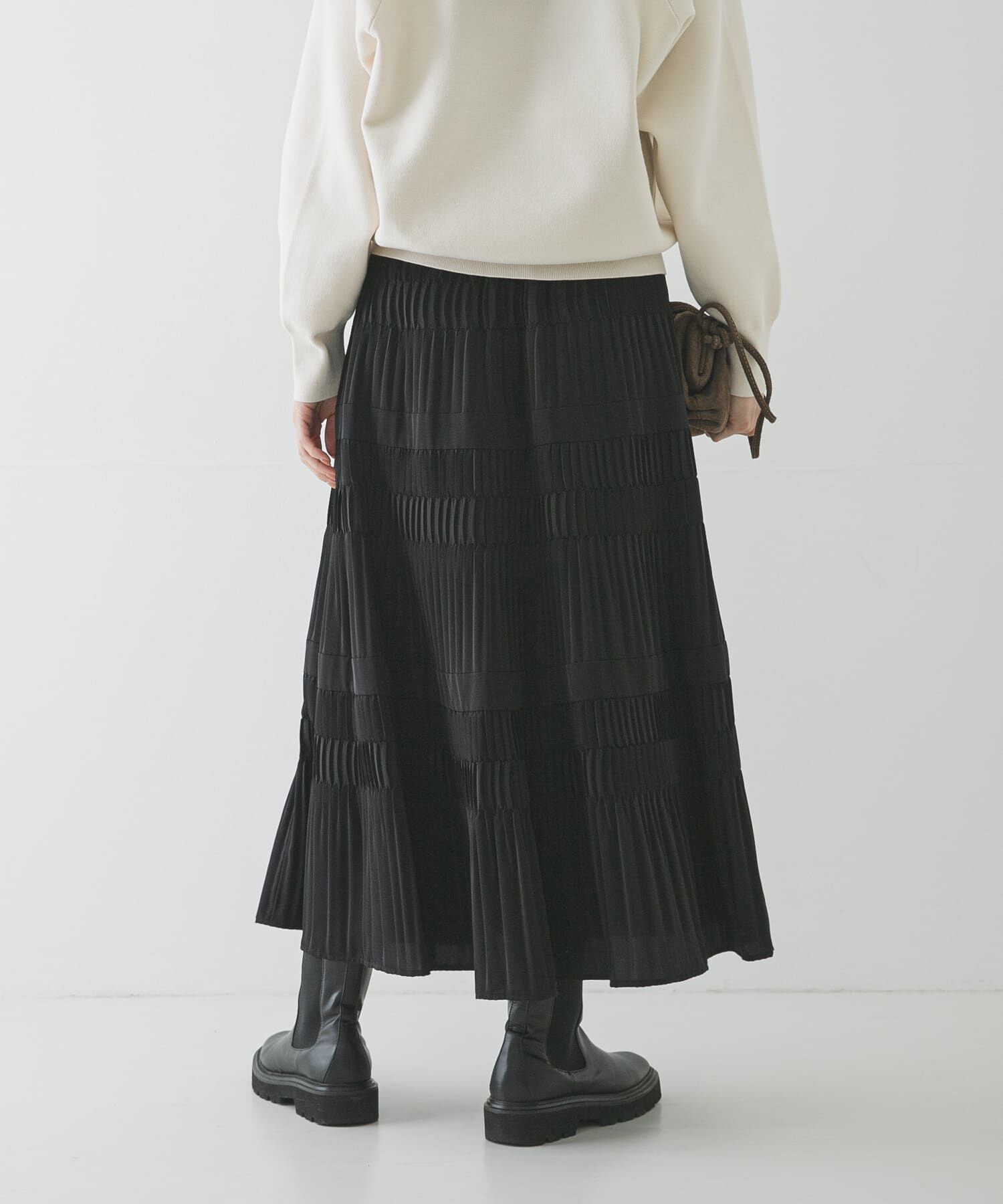 URBAN RESEARCH「プリーツティアードスカート」|スカート|