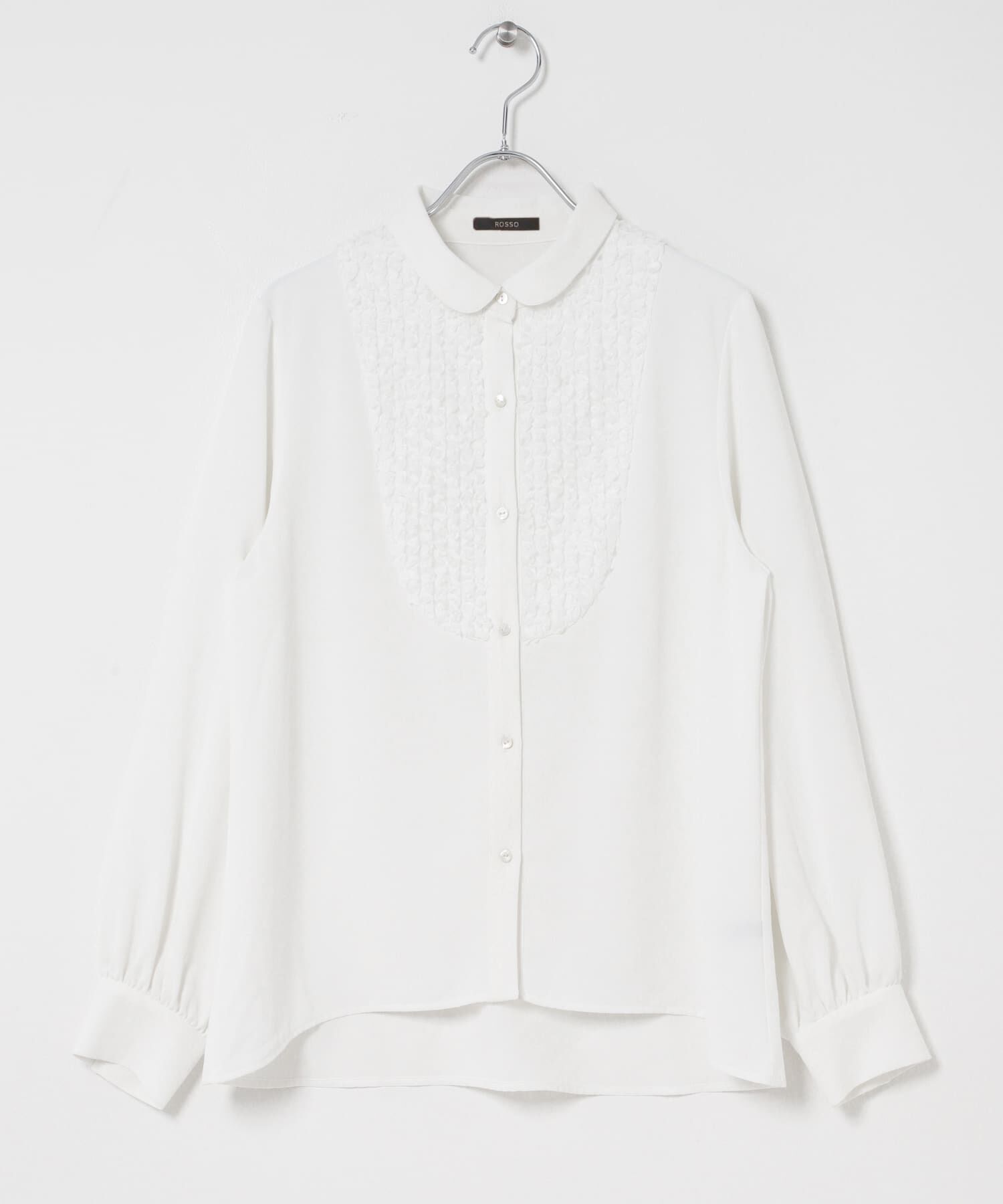 URBAN RESEARCH ROSSO「『WEB/一部店舗限定』フロントレース切替ブラウス」|シャツ・ブラウス|