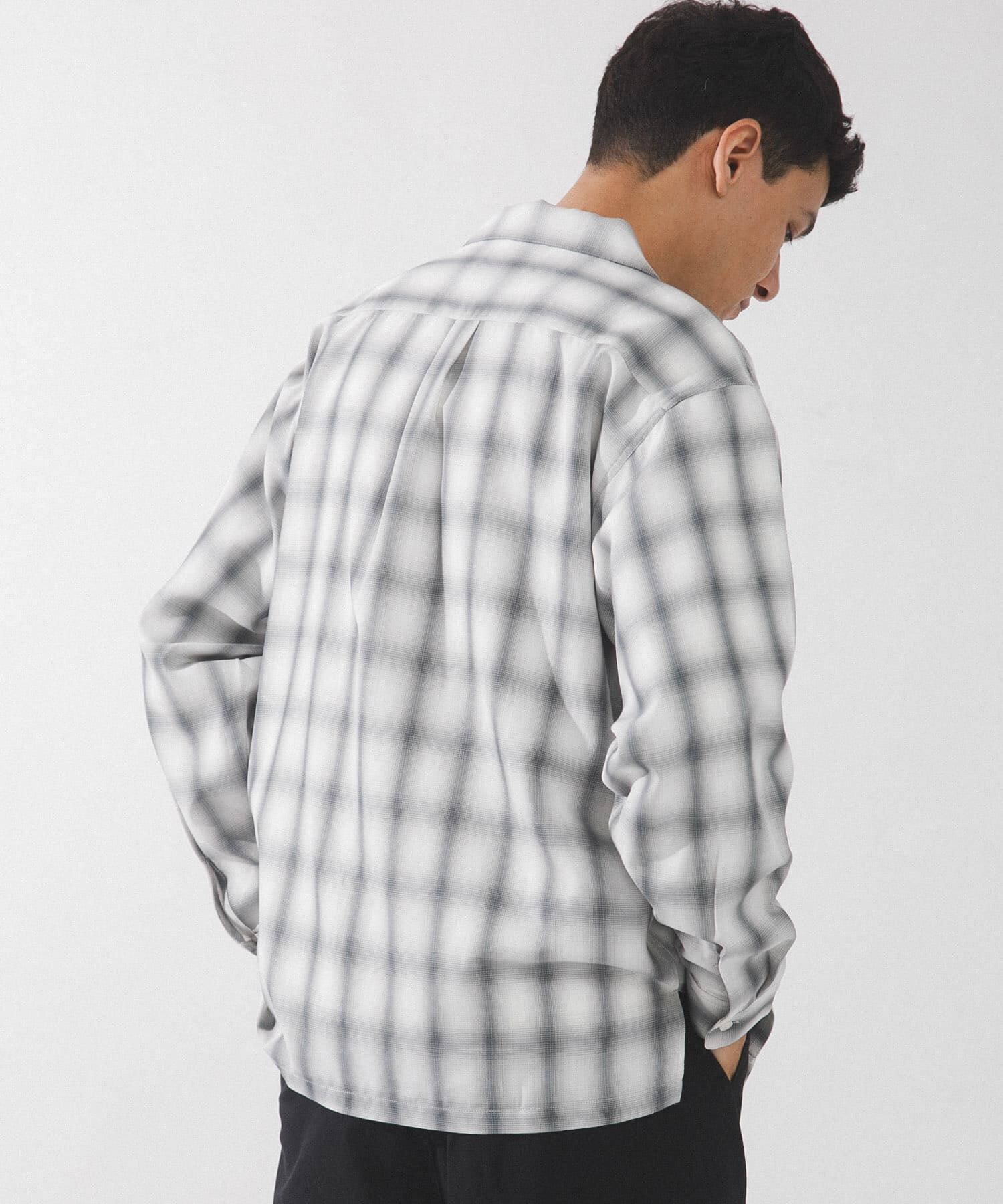 Sonny Label 「オンブレチェックロングスリーブシャツ」|シャツ・ブラウス|