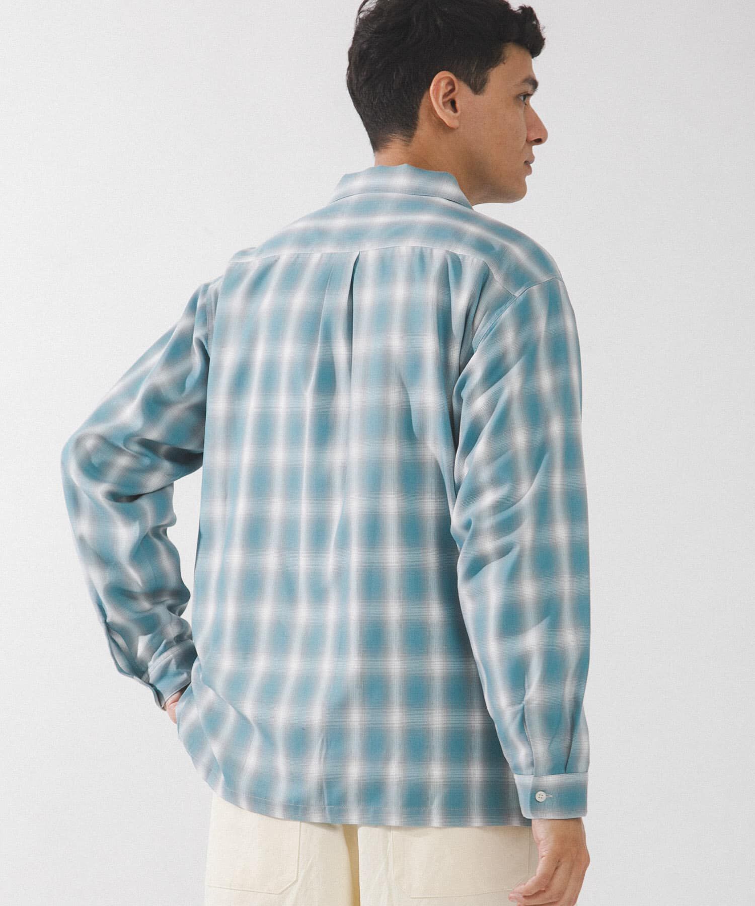 Sonny Label 「オンブレチェックロングスリーブシャツ」|シャツ・ブラウス|