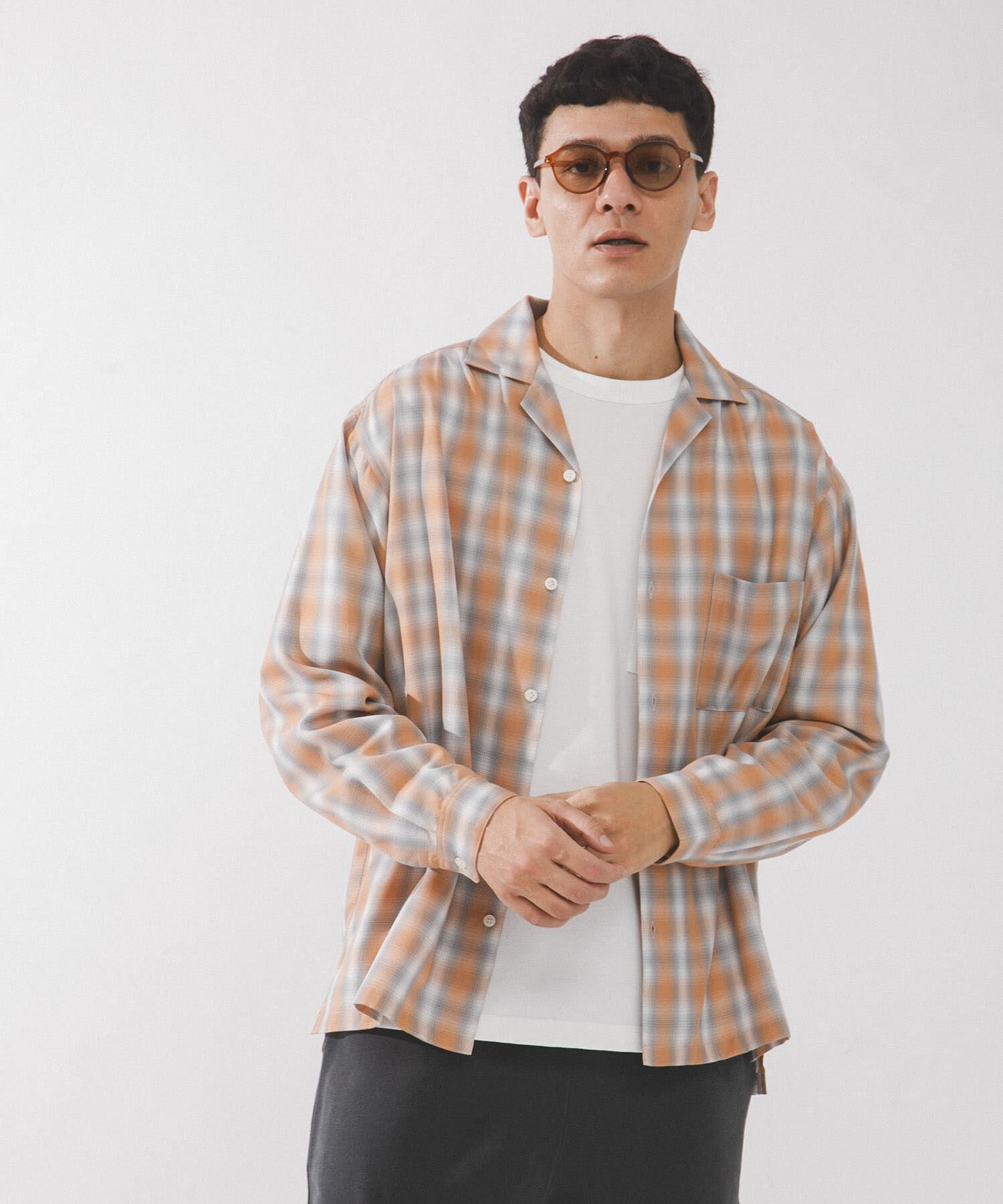 Sonny Label 「オンブレチェックロングスリーブシャツ」|シャツ・ブラウス|