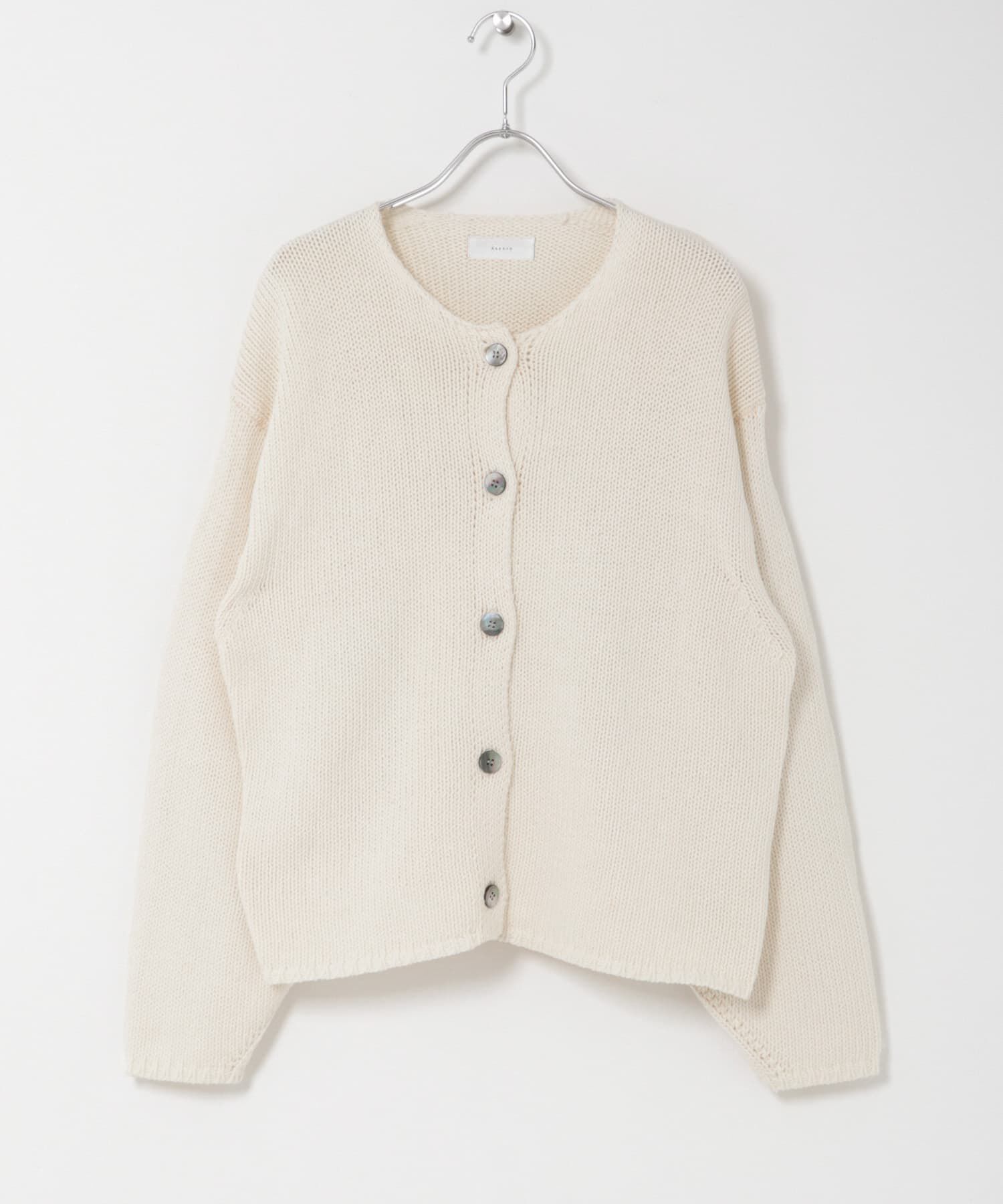 かぐれ「コットンローゲージショートカーディガン」|カーディガン|