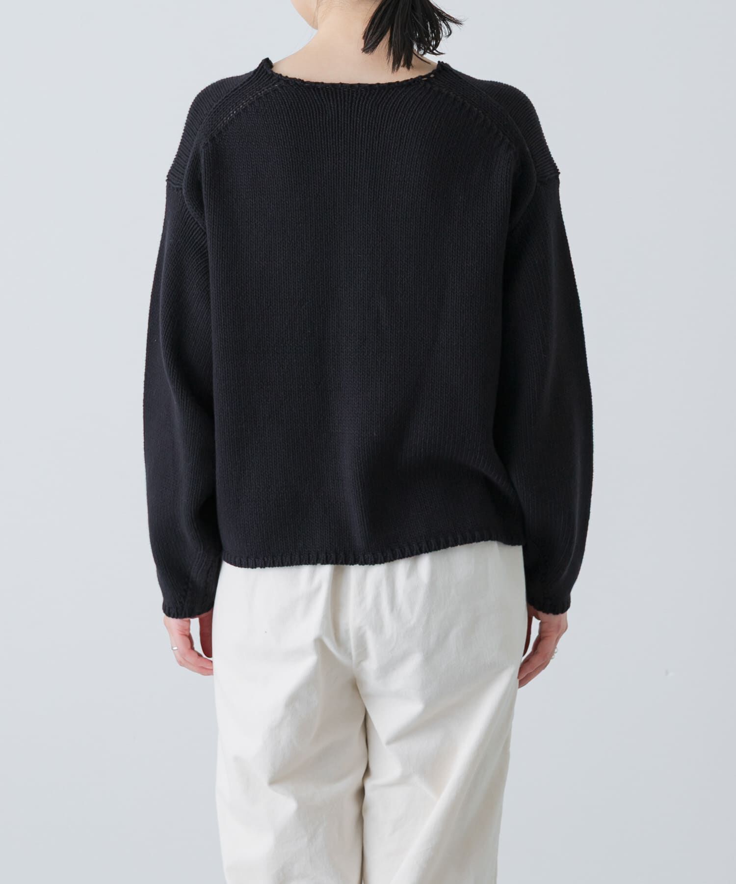 かぐれ「コットンローゲージショートカーディガン」|カーディガン|