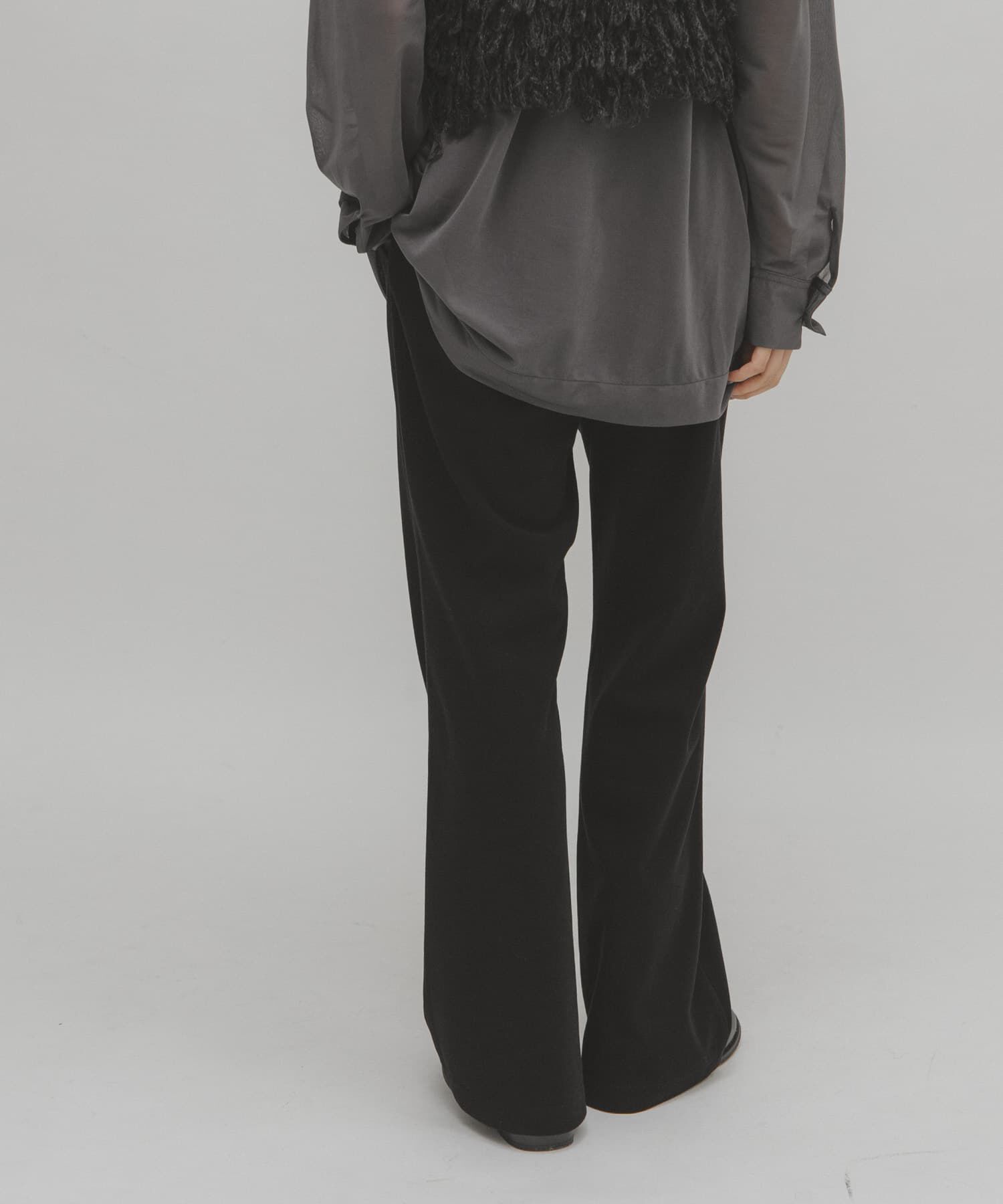  「イージーフレアパンツ」|その他|ブラック