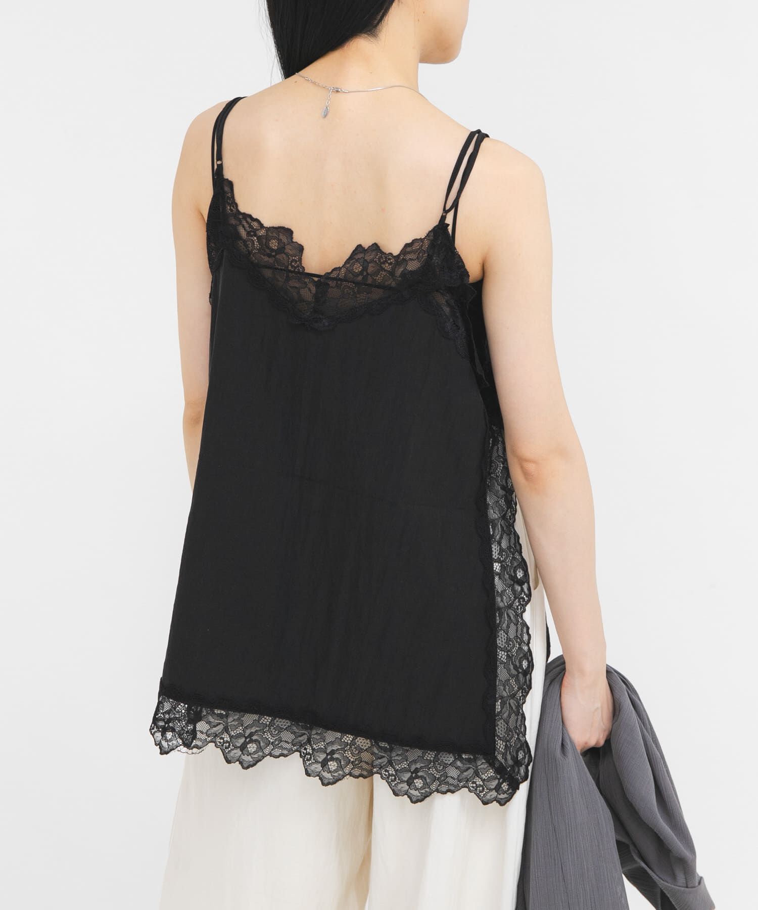  「『一部WEB限定カラー』ヴィンテージライクレースキャミソール」|キャミソール|