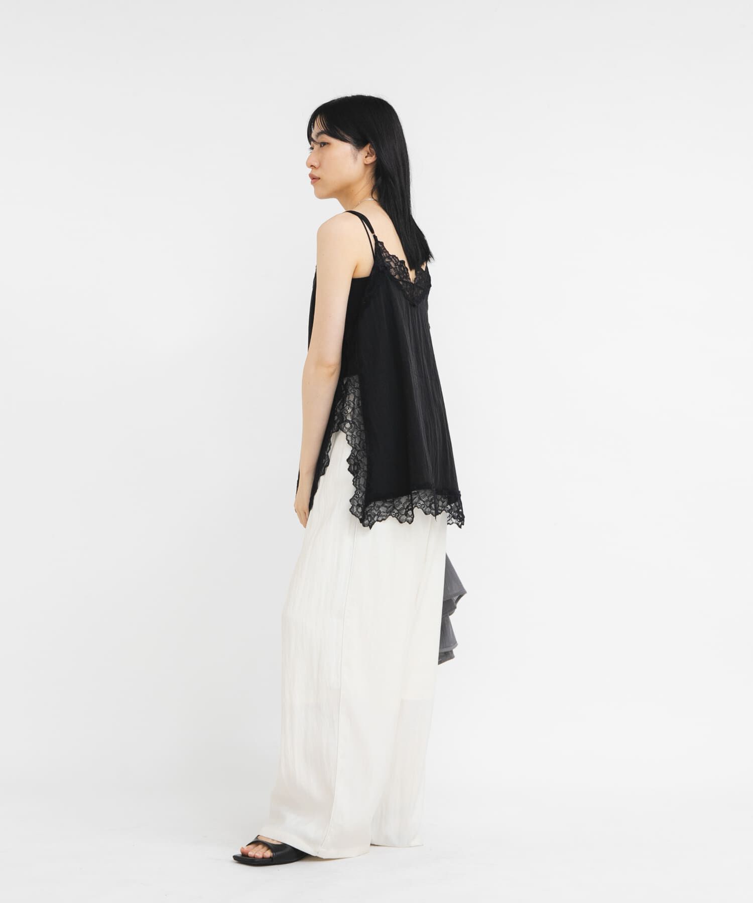  「『一部WEB限定カラー』ヴィンテージライクレースキャミソール」|キャミソール|