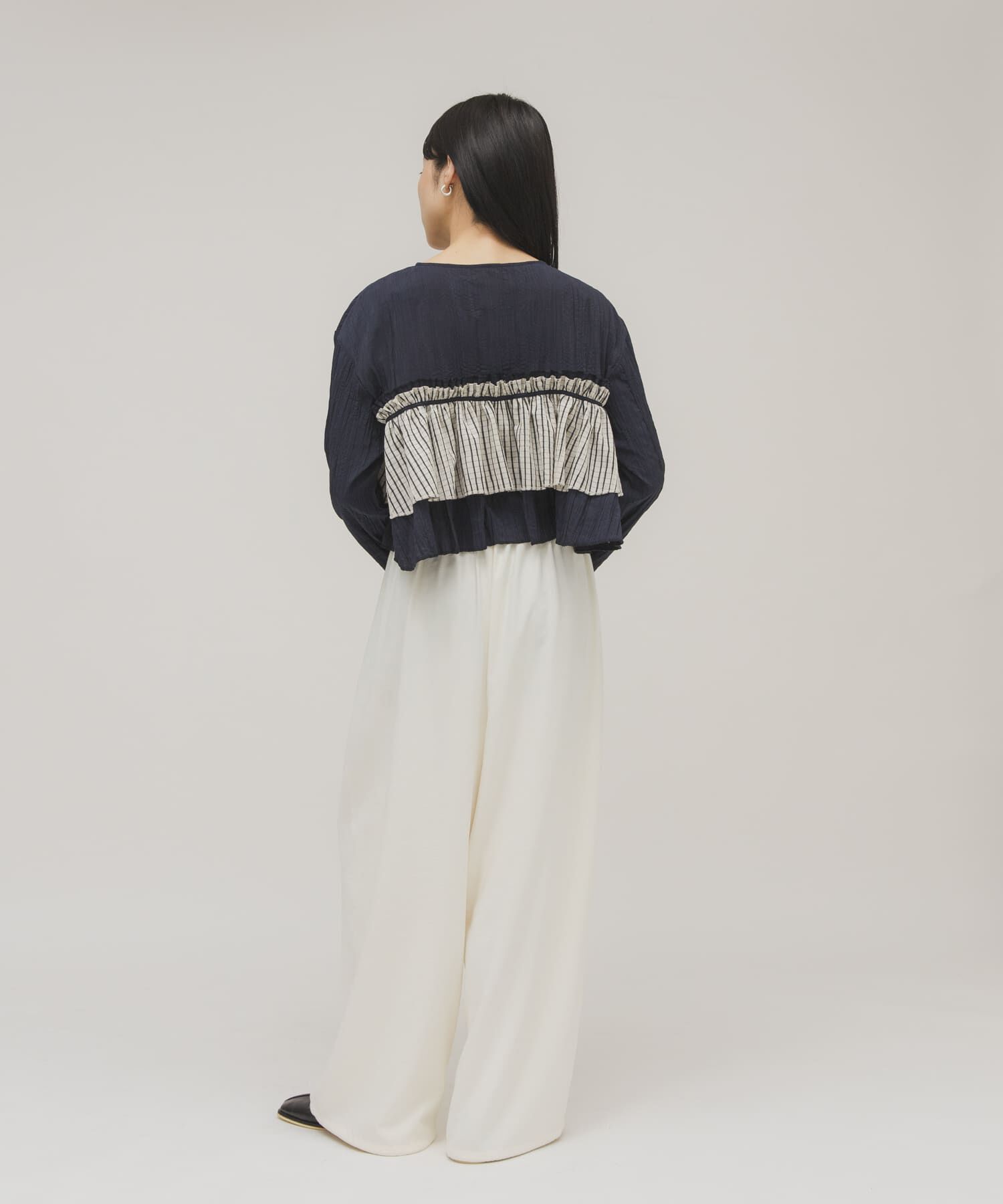  「フリルレイヤードブラウス」|シャツ・ブラウス|