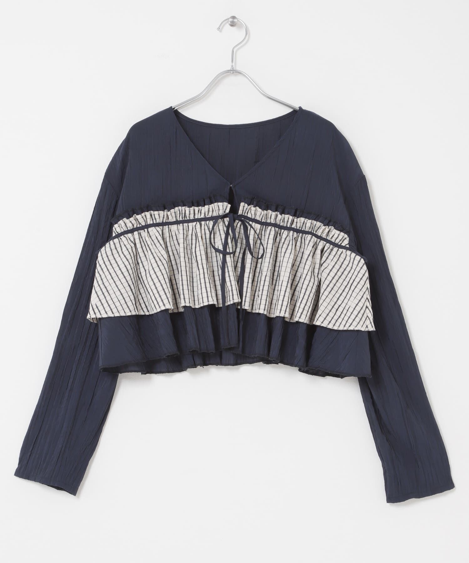  「フリルレイヤードブラウス」|シャツ・ブラウス|