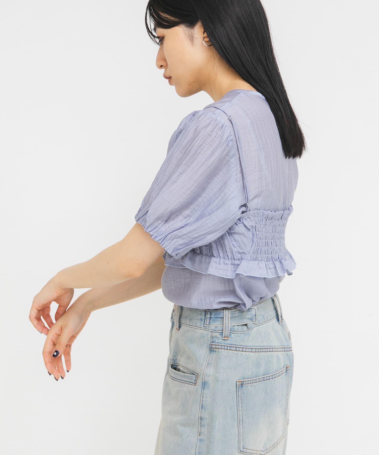  「ブラトップビスチェSETブラウス」|シャツ・ブラウス|