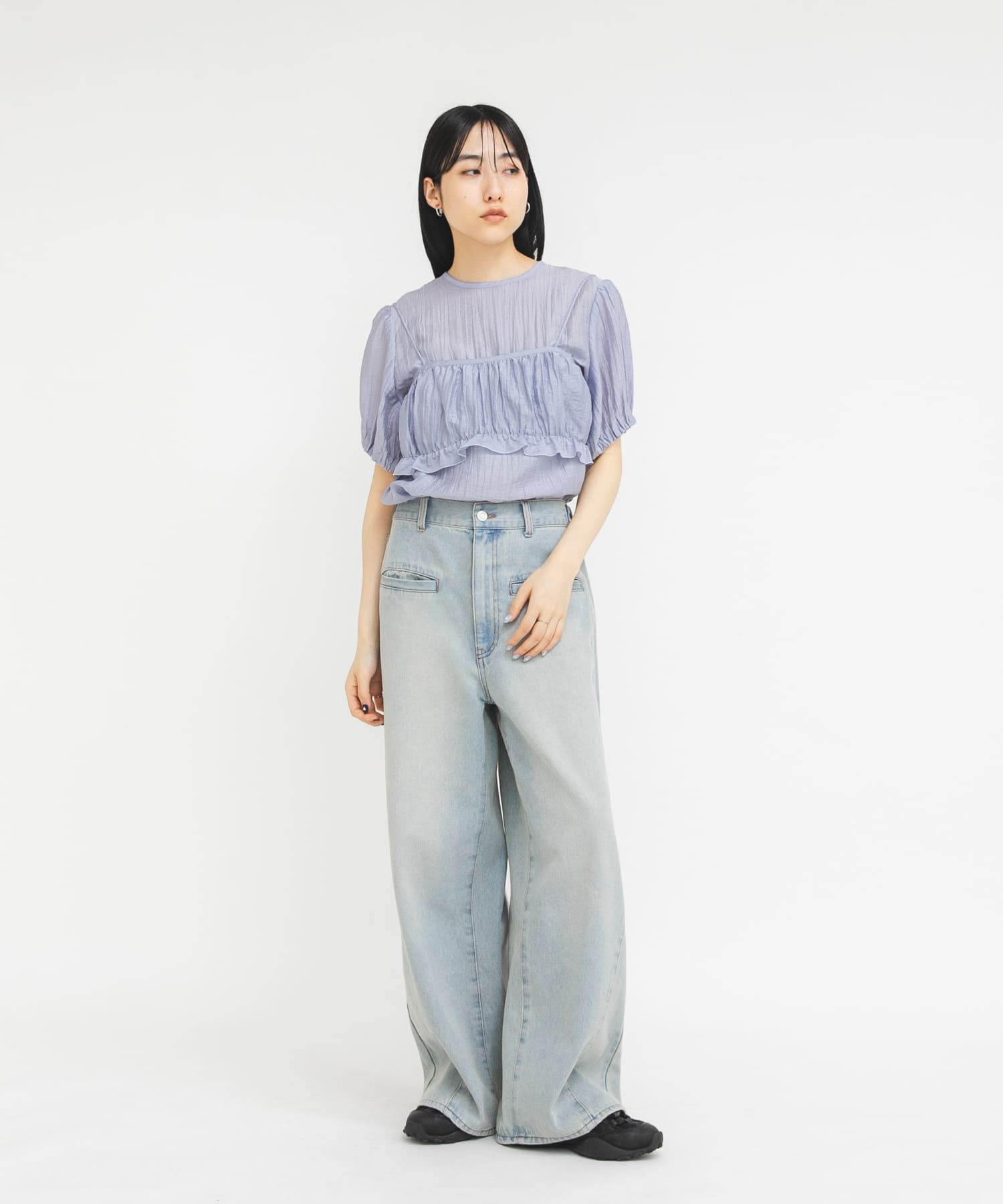  「ブラトップビスチェSETブラウス」|シャツ・ブラウス|