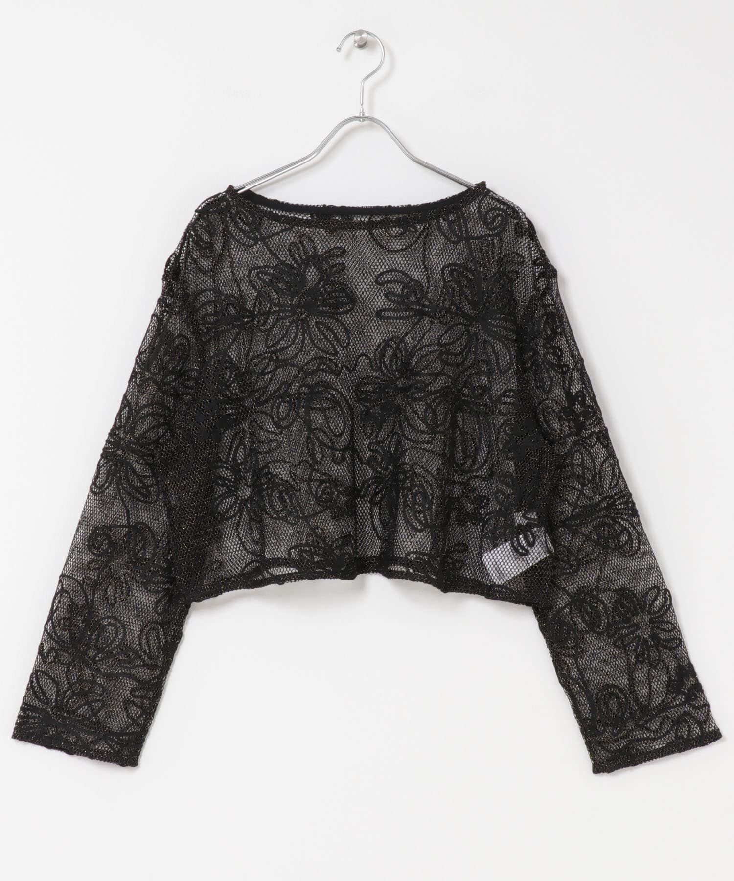 SENSE OF PLACE by URBAN RESEARCH「コードシシュウメッシュトップ」|Tシャツ・カットソー|