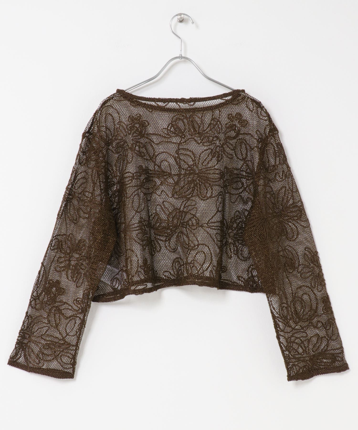 SENSE OF PLACE by URBAN RESEARCH「コードシシュウメッシュトップ」|Tシャツ・カットソー|