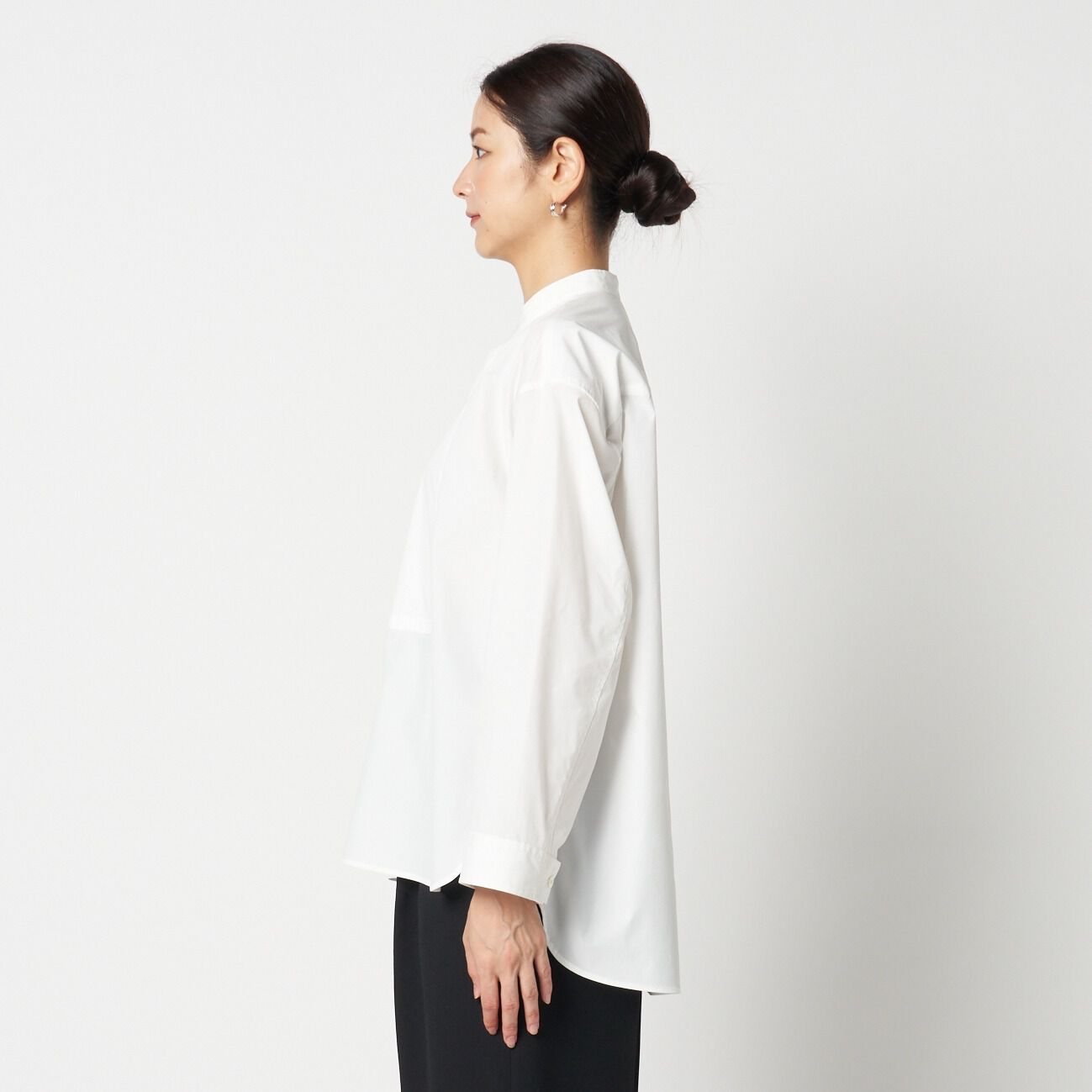 HELIOPOLE「HELIOPOLE BAND COLLAR SHIRT」|シャツ・ブラウス|