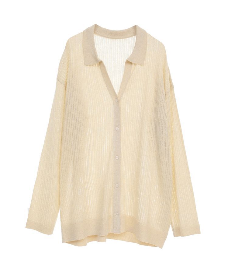 earth music&ecology「スキッパールーズカーディガン」|カーディガン|