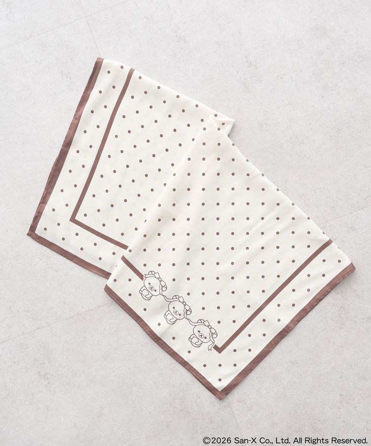 earth music&ecology「リラックマ&times;earth アソートドットスカーフ」|その他|Ivory