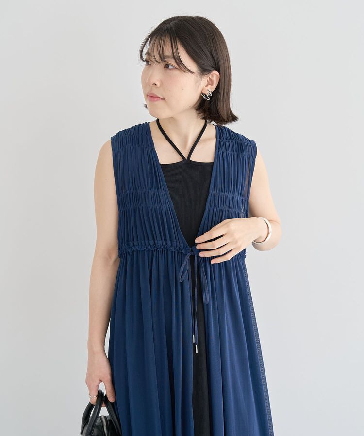 Green Parks「メッシュシャーリングレイヤーワンピース」|ワンピース|