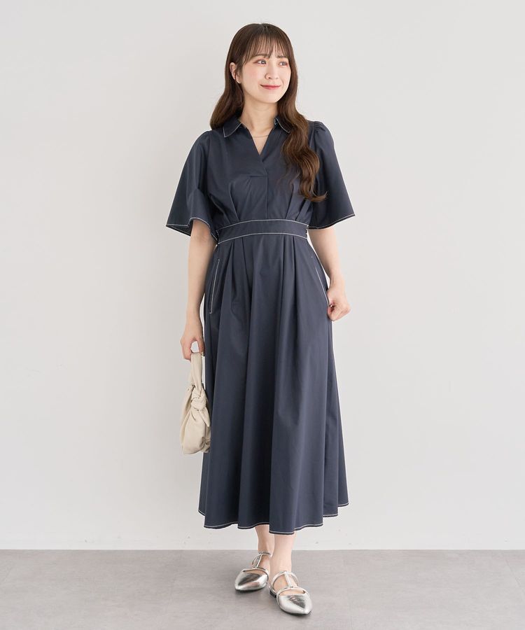 Green Parks「・ELENCARE DUE スキッパーワンピース」|ワンピース|