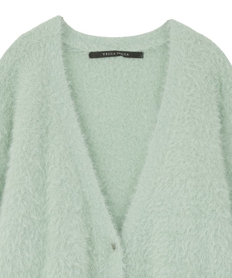 YECCA VECCA「ラメシャギーカーディガン」|カーディガン|