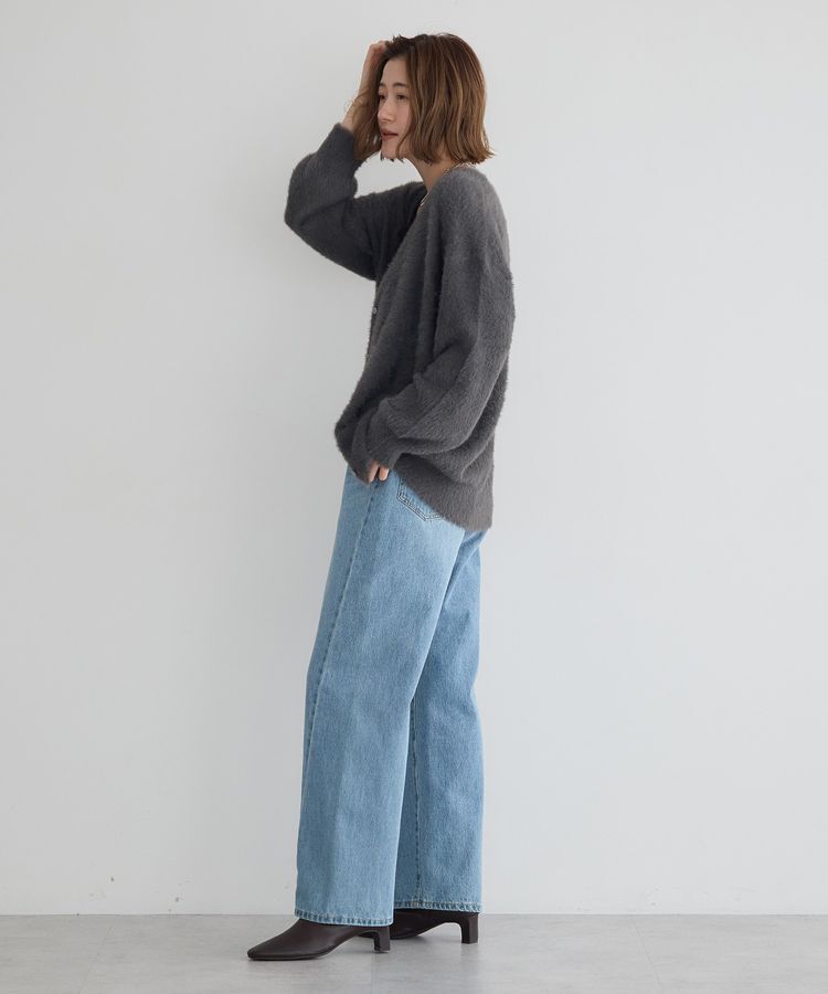 YECCA VECCA「ラメシャギーカーディガン」|カーディガン|