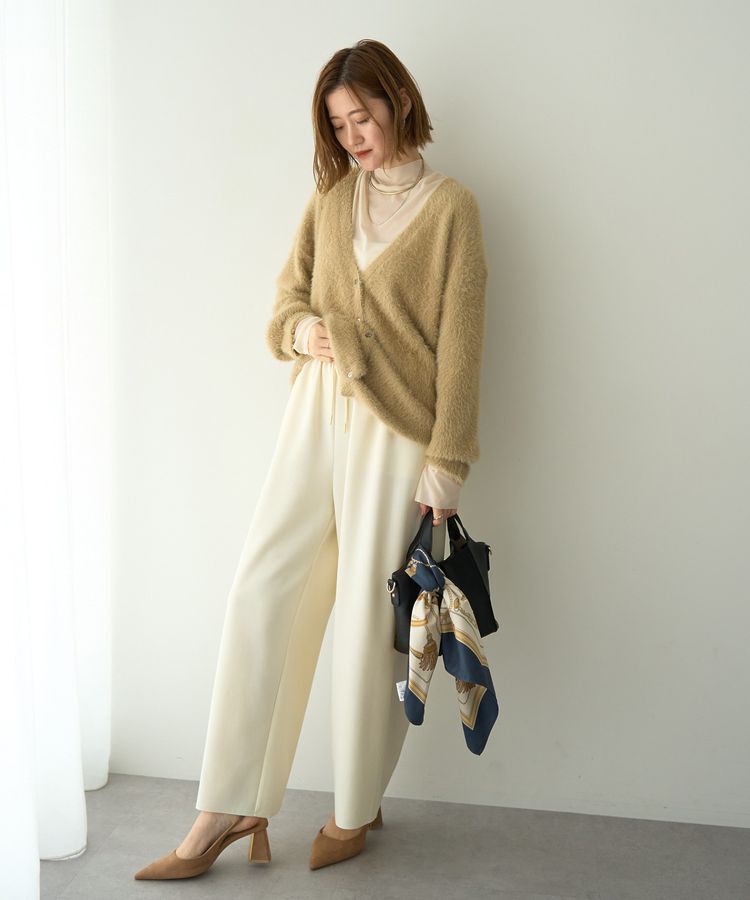 YECCA VECCA「ラメシャギーカーディガン」|カーディガン|