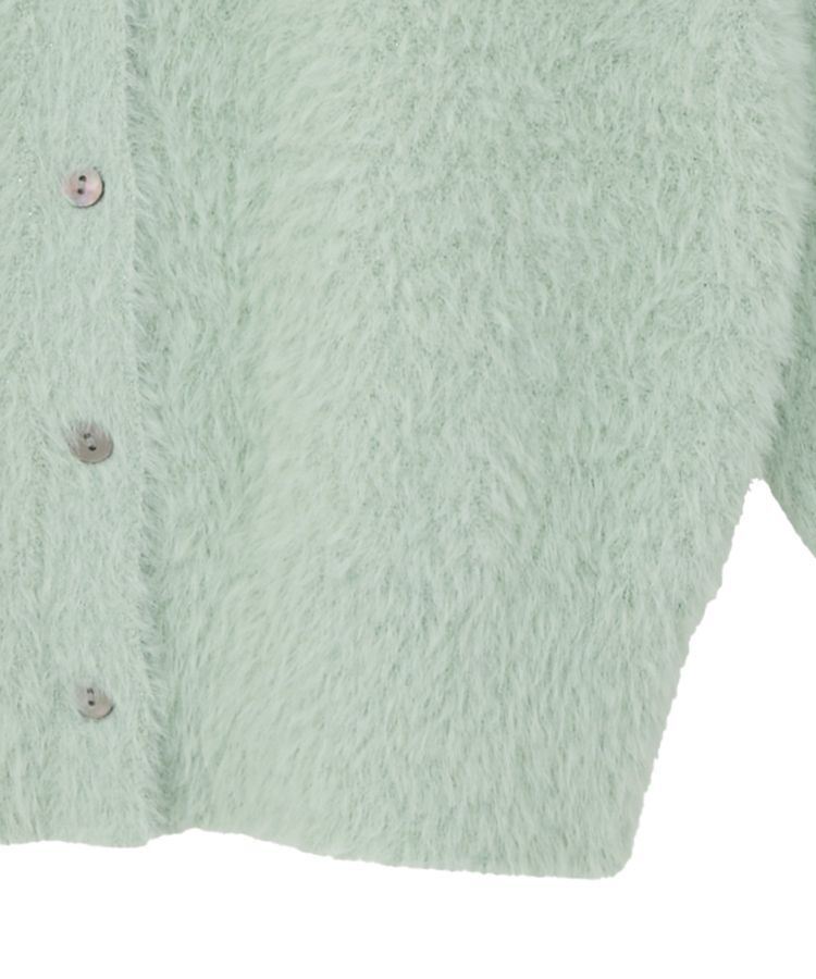 YECCA VECCA「ラメシャギーカーディガン」|カーディガン|