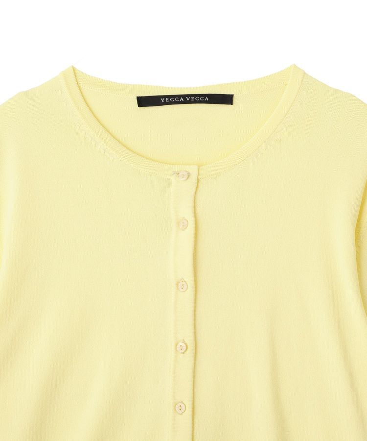 YECCA VECCA「シアーMIXカーディガン」|カーディガン|