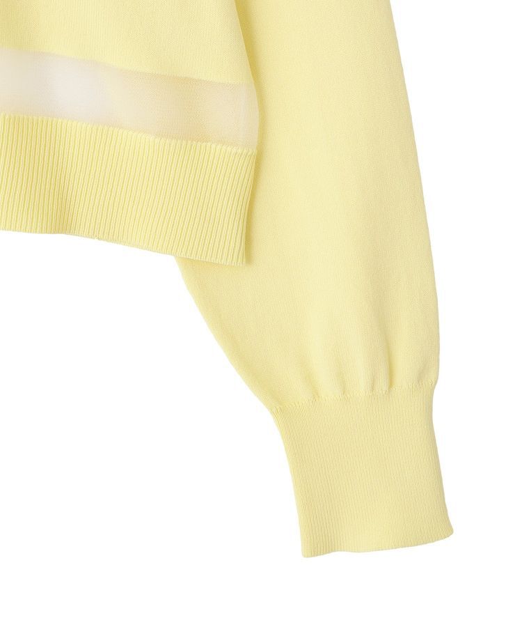 YECCA VECCA「シアーMIXカーディガン」|カーディガン|