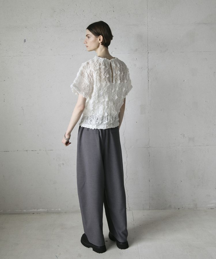 GARAGE OF GOOD CLOTHING「クロップド丈シャーリングプルオーバー」|シャツ・ブラウス|