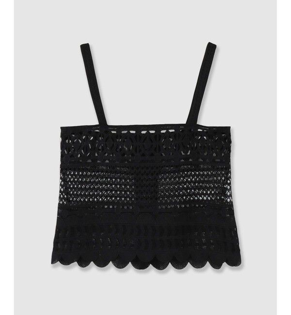 allureville「レースキャミ」|シャツ・ブラウス|ブラック