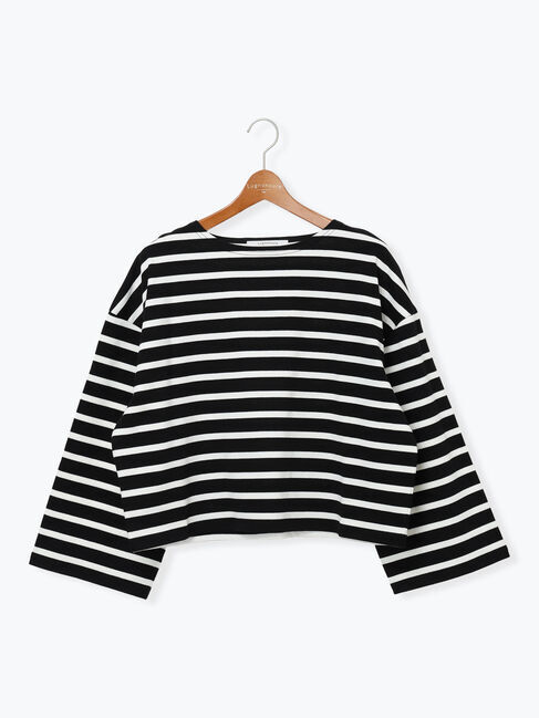 Lugnoncure「ビッグスリーブボーダーカットソー」|Tシャツ・カットソー|