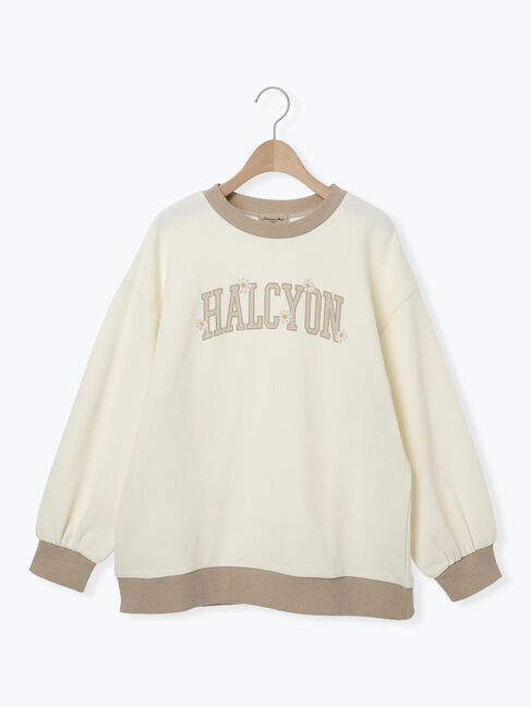 Samansa Mos2「リンガーロゴスウェット」|Tシャツ・カットソー|