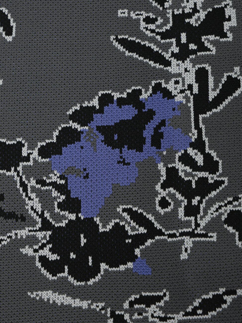 Samansa Mos2「花柄スポンディッシュニットバッグ」|その他|