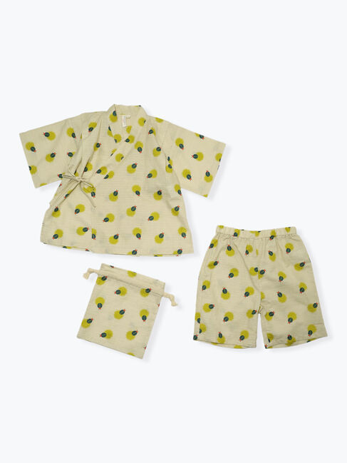 Samansa Mos2 Lagom「ホタル柄甚平」|その他|ベージュ