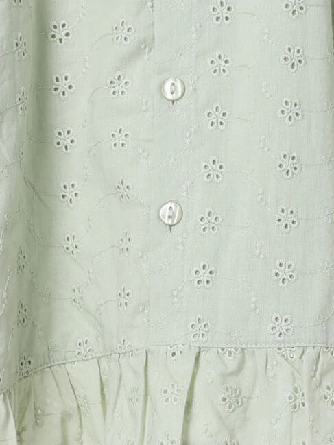 Samansa Mos2 Lagom「フラワー刺繍パフスリーブブラウス」|シャツ・ブラウス|