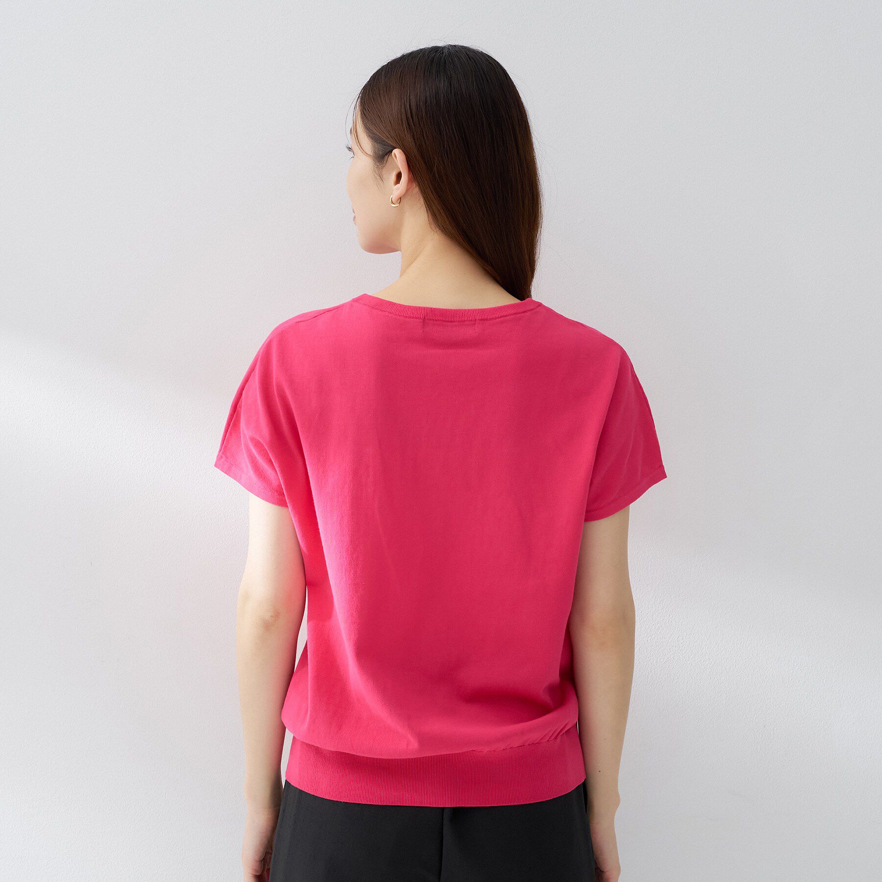 UNTITLED「コットンベーシックニット」|ニット・セーター|