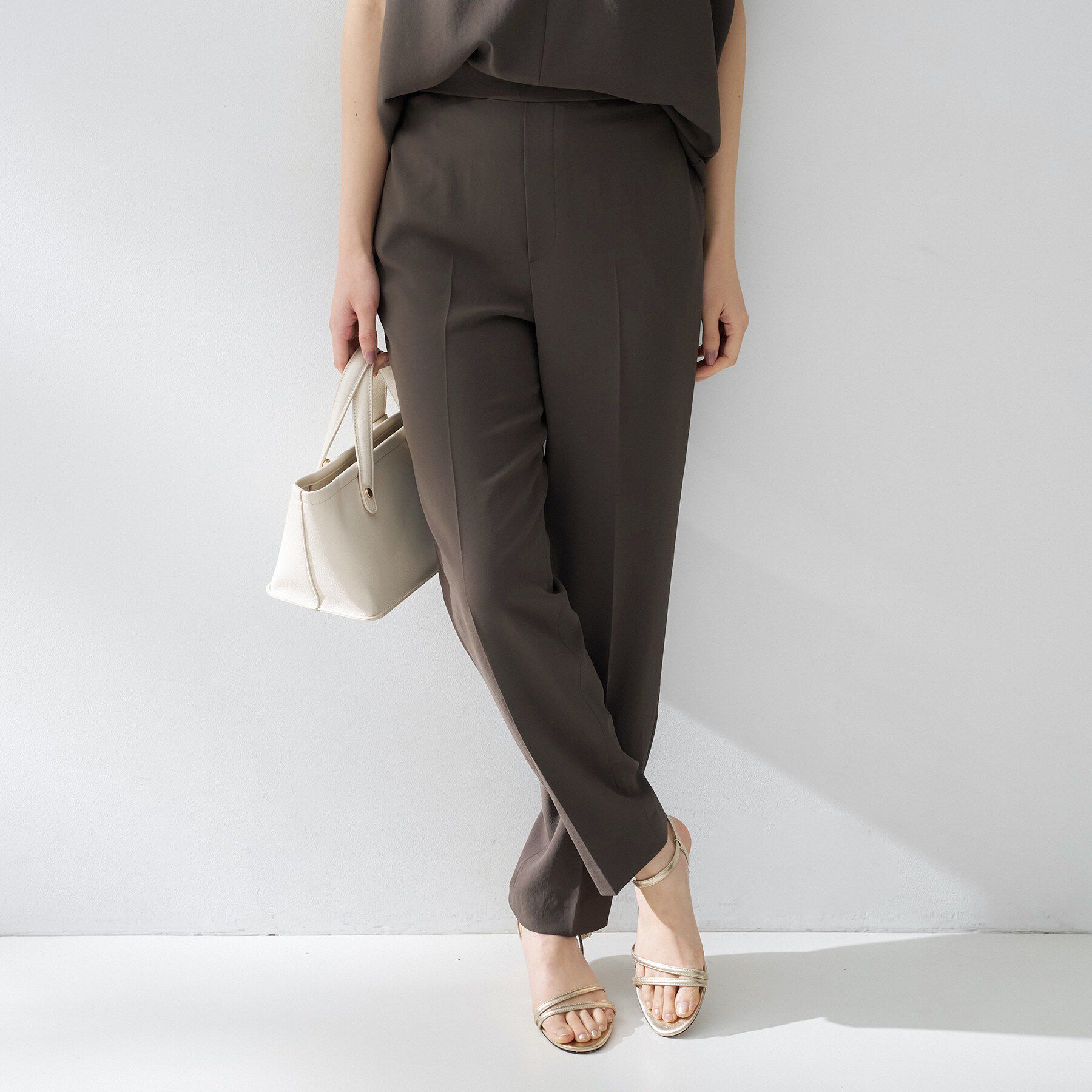 UNTITLED「【夏の名品セットアップが今年も登場！/はっ水/遮熱】リラクミスト テーパードパンツ」|その他|