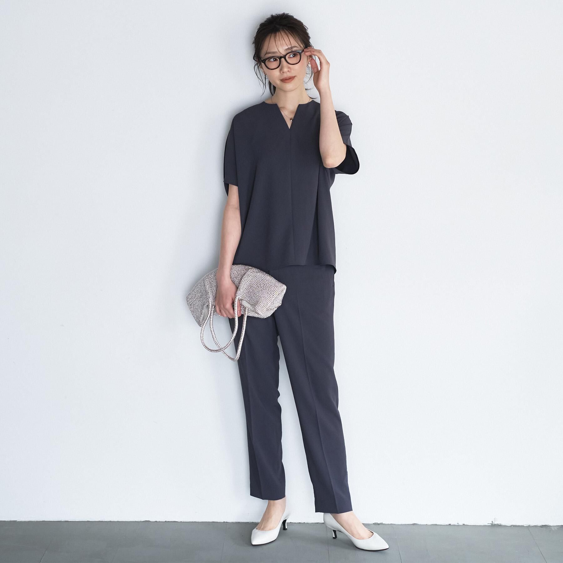 UNTITLED「【夏の名品セットアップが今年も登場！/はっ水/遮熱】リラクミスト テーパードパンツ」|その他|