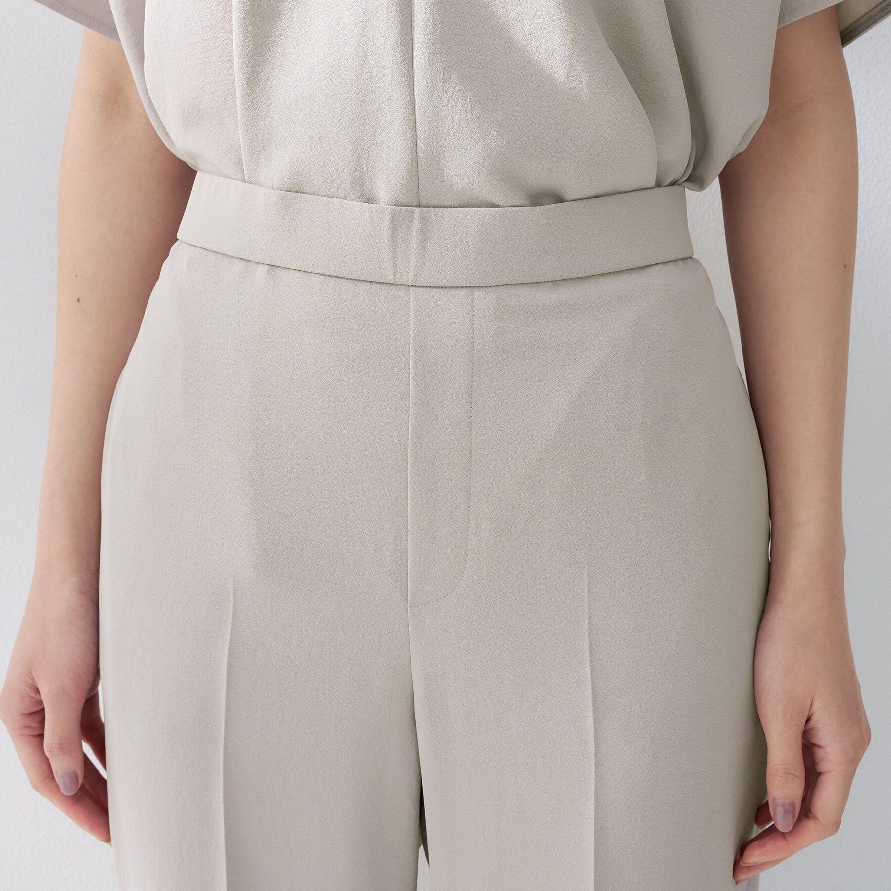 UNTITLED「【夏の名品セットアップが今年も登場！/はっ水/遮熱】リラクミスト テーパードパンツ」|その他|