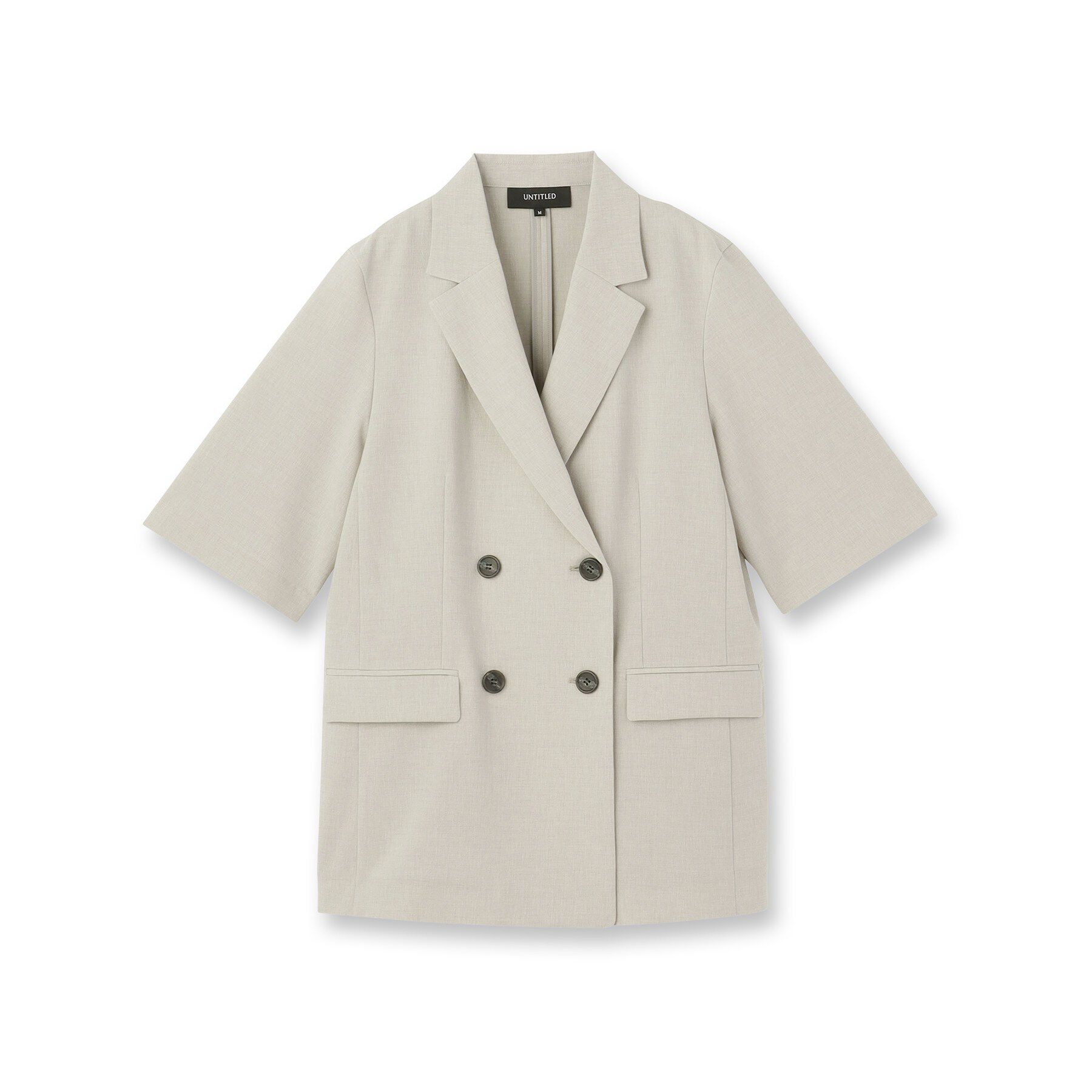 UNTITLED「ハーフスリーブジャケット」|テーラードジャケット|