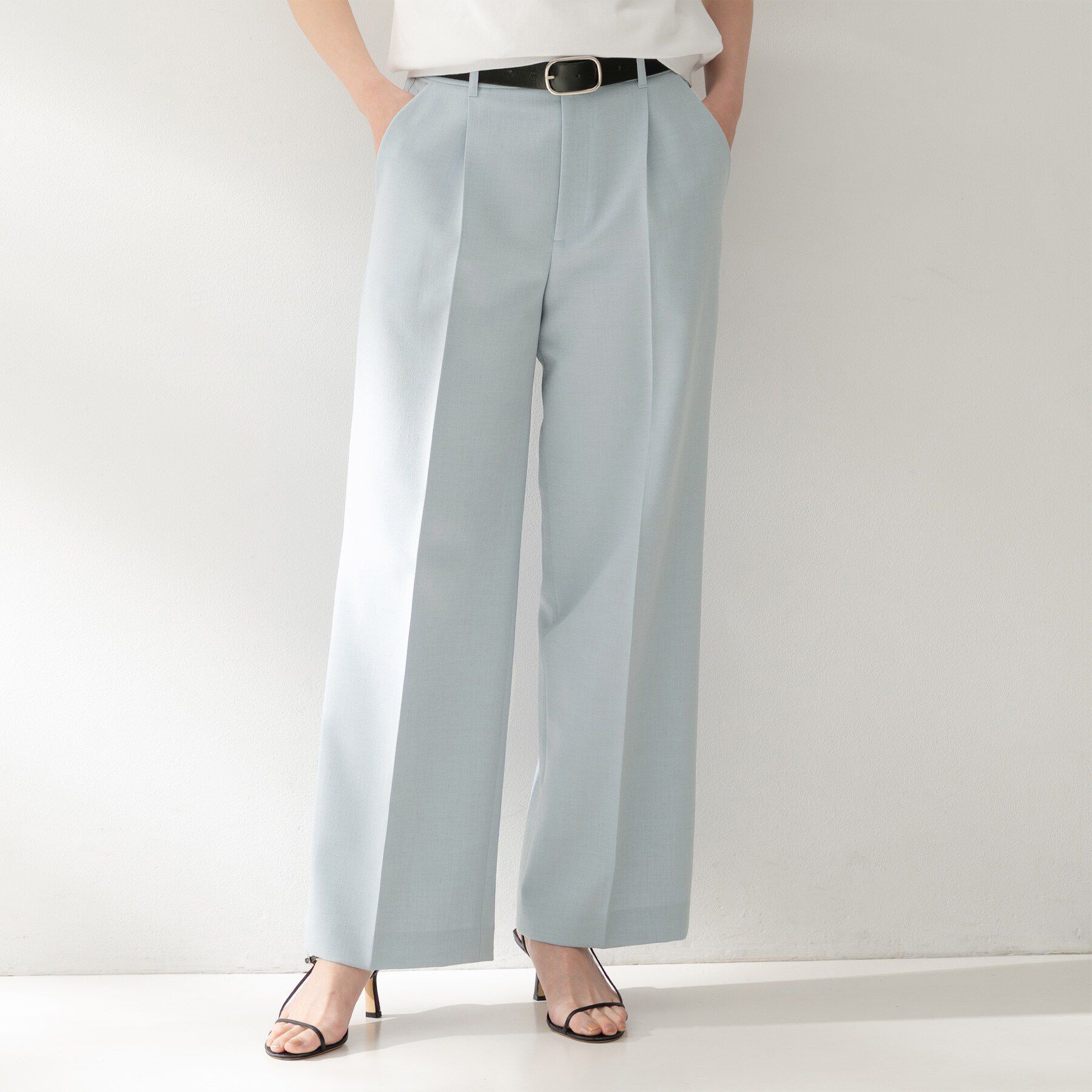 UNTITLED「スラブワイドパンツ」|その他|