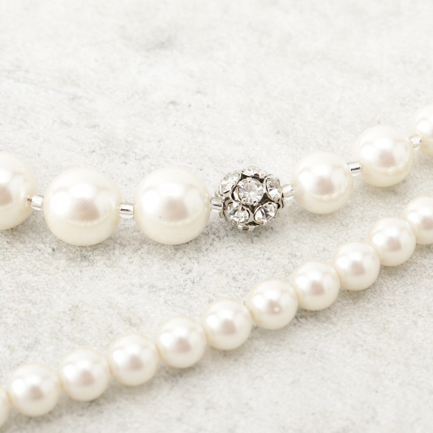 COUP DE CHANCE「【2way/セレモニー/パーティー】ツインフェイクパール」|ネックレス|