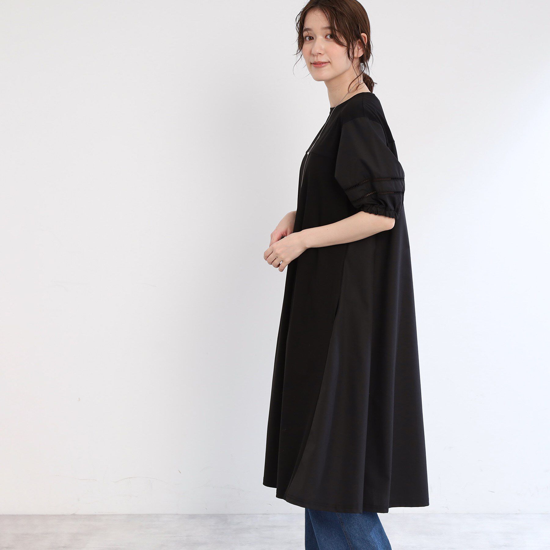 Reflect「【夏SALE／E‐QUALITY／手洗い可】リラクシーワンピース」|ワンピース|