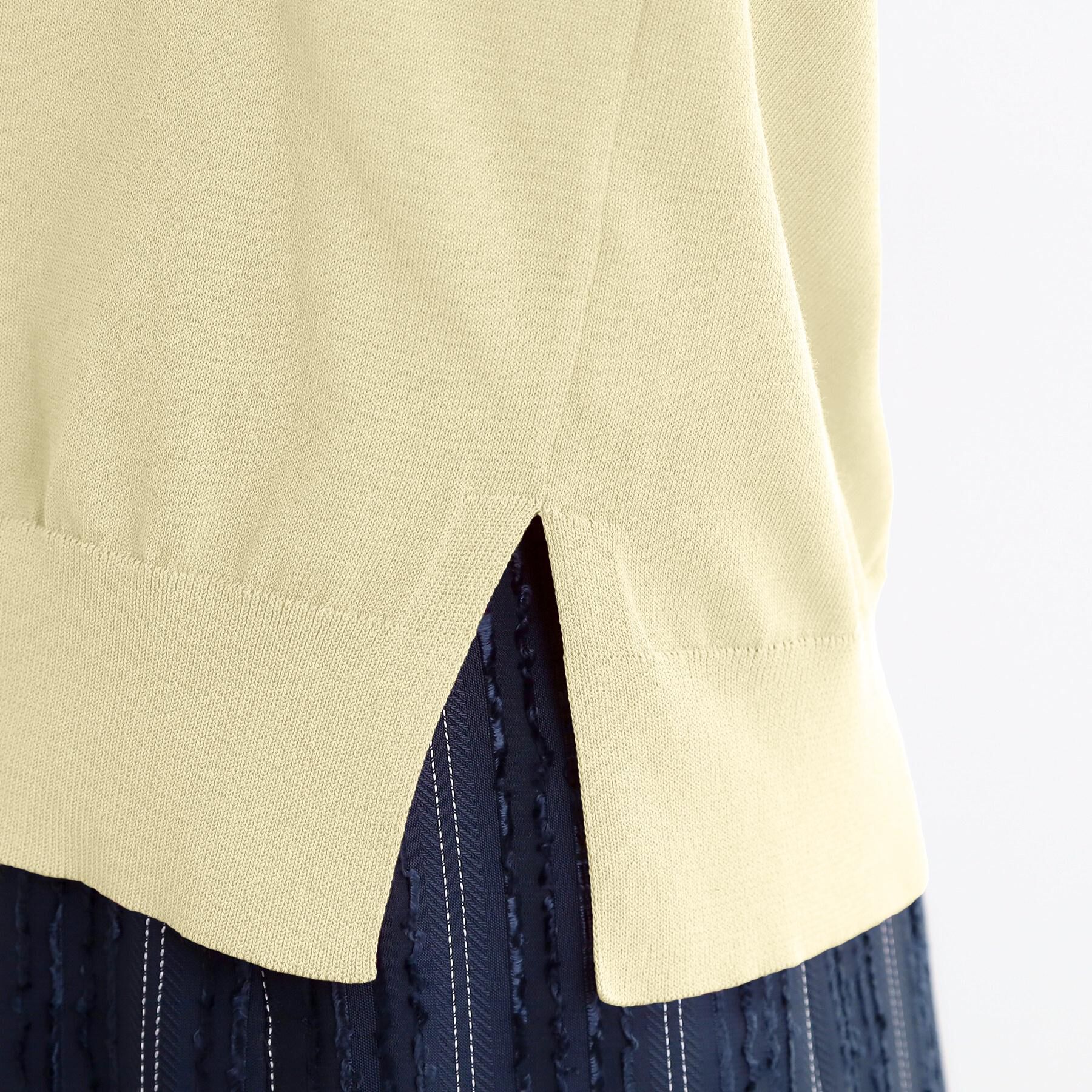 Reflect「スキッパーネックニットプルオーバー」|ニット・セーター|